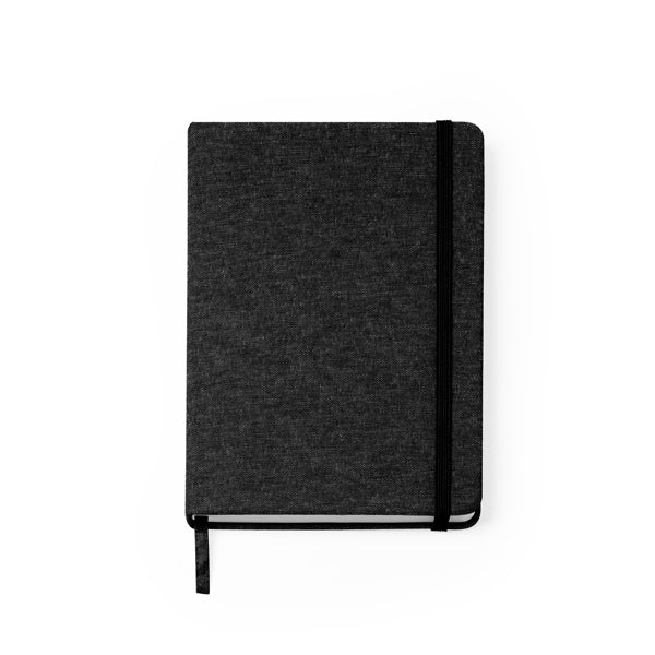Libretas SORAL en color negro para personalizar con tu logo, nombre o foto