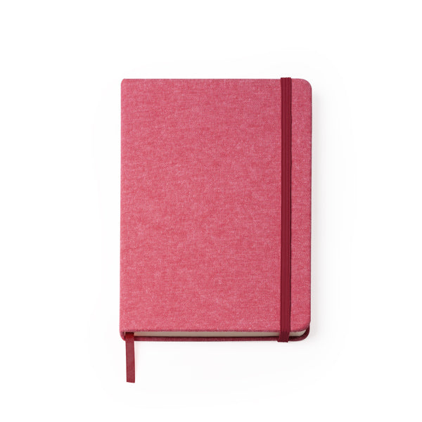 Libretas SORAL en color rojo para personalizar con tu logo, nombre o foto