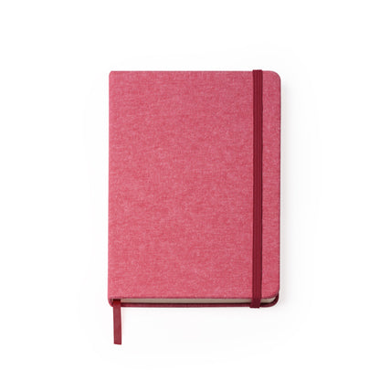 Libretas SORAL en color rojo para personalizar con tu logo, nombre o foto