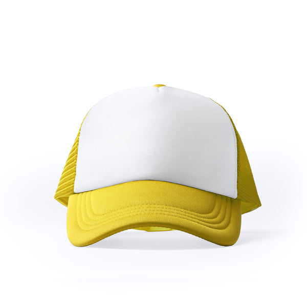 Gorras BARNY en color amarillo, personalización a medida en Crea41