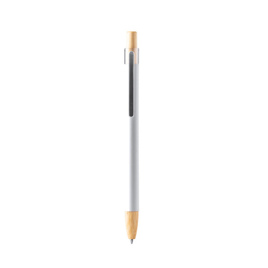 Bolígrafos SILMA en color blanco para personalizar con tu logo, nombre o foto