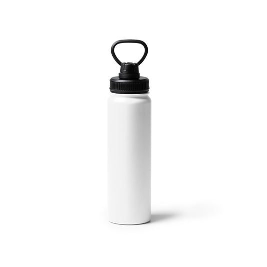 Bidón POLIT en color blanco para personalizar con tu logo, nombre o foto