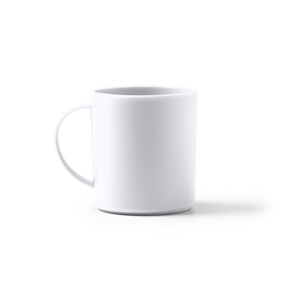 Taza LINO en color blanco para personalizar con tu logo, nombre o foto