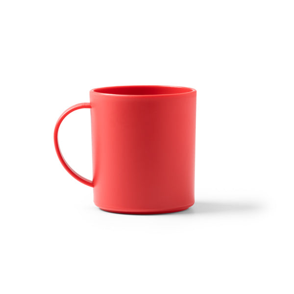 Taza LINO en color rojo para personalizar con tu logo, nombre o foto