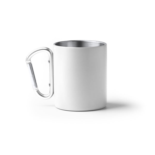 Taza NASIK en color blanco para personalizar con tu logo, nombre o foto