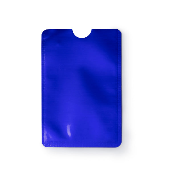 Tarjeteros TRAVIS en color royal — impresión personalizada de tu logo
