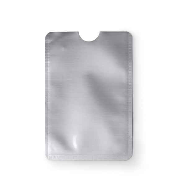 Tarjeteros TRAVIS en color plata para personalizar con tu logo, nombre o foto
