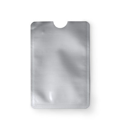 Tarjeteros TRAVIS en color plata para personalizar con tu logo, nombre o foto