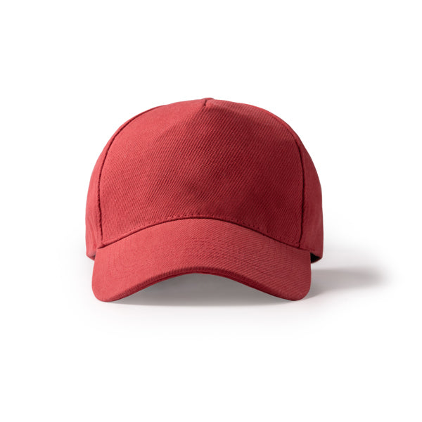 Gorras FRED en color rojo, personalización a medida en Crea41
