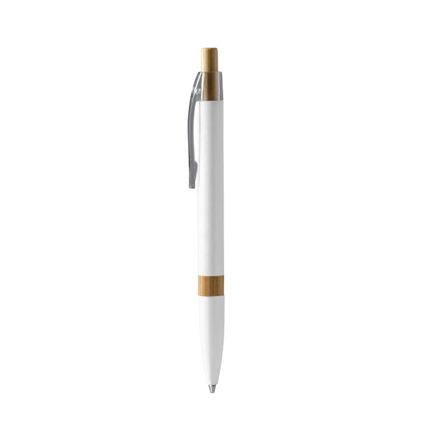 Bolígrafos ASCARI en color blanco para personalizar con tu logo, nombre o foto