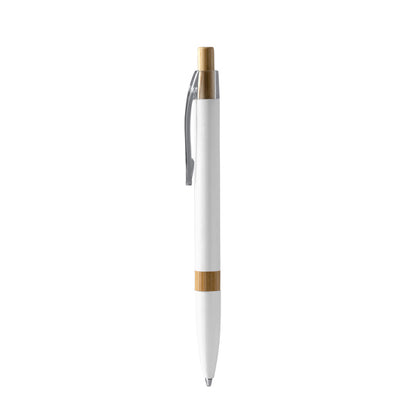 Bolígrafos ASCARI en color blanco para personalizar con tu logo, nombre o foto