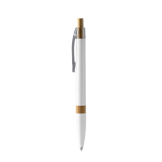 Bolígrafos ASCARI en color blanco para personalizar con tu logo, nombre o foto