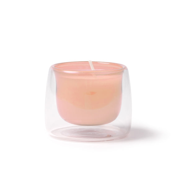 Velas FLORA personalizable online — rosa claro, taller en Madrid