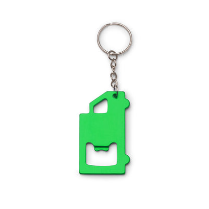 Llaveros TOLVAK en color verde helecho — impresión personalizada de tu logo