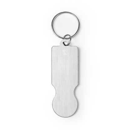 Llaveros HORNET en color plata para personalizar con tu logo, nombre o foto