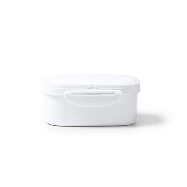 Fiambreras CAMDEN en color blanco para personalizar con tu logo, nombre o foto