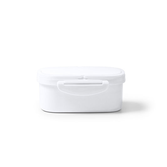 Fiambreras CAMDEN en color blanco para personalizar con tu logo, nombre o foto