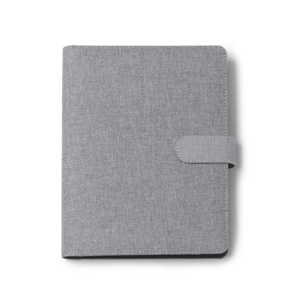 Carpetas TARLY en color gris vigore — impresión personalizada de tu logo