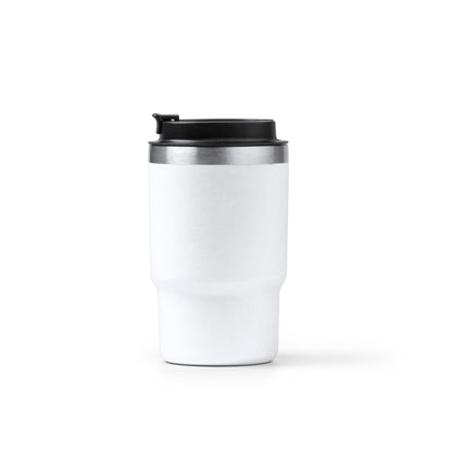 Vaso VENTURI en color blanco para personalizar con tu logo, nombre o foto