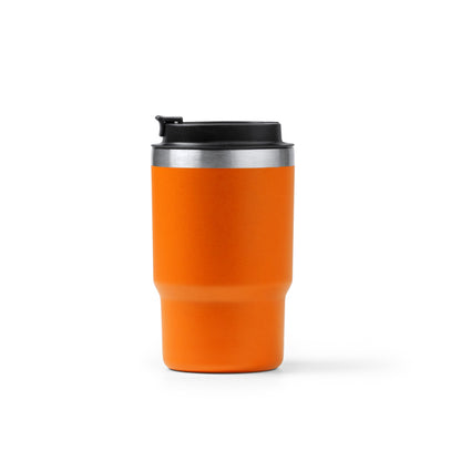 Vaso VENTURI en color naranja para personalizar con tu logo, nombre o foto