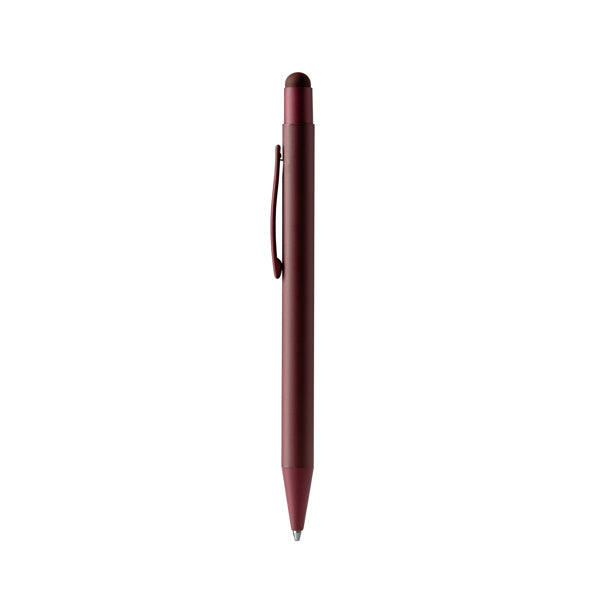 Bolígrafos LEONI en color rojo oscuro, personalización a medida en Crea41
