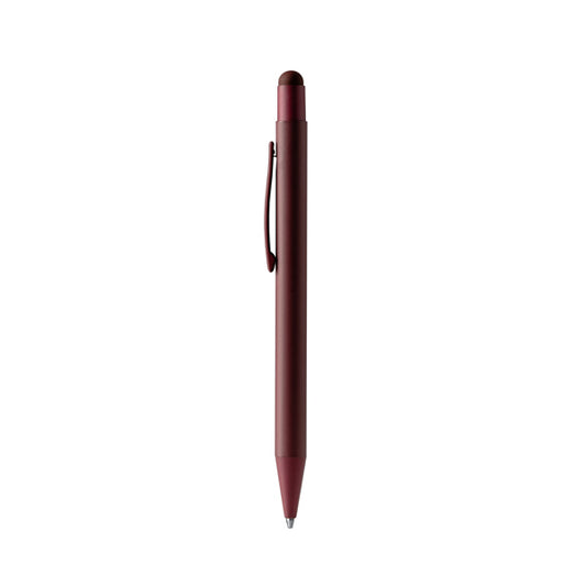Bolígrafos LEONI en color rojo oscuro, personalización a medida en Crea41