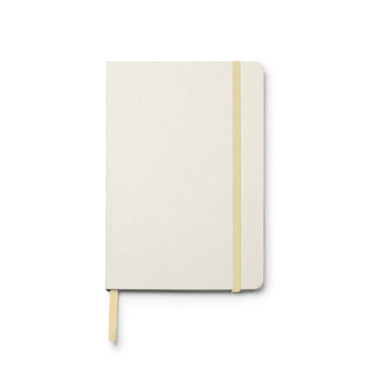 Libretas FRUTI en color citrus, personalización a medida en Gráficas Hugo