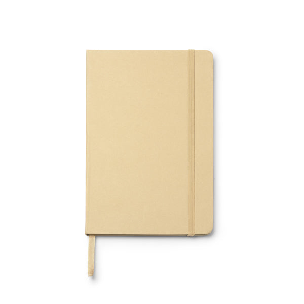 Libretas FRUTI en color oliva — impresión personalizada de tu logo