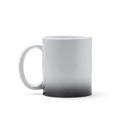 Taza NEVEX en color negro para personalizar con tu logo, nombre o foto