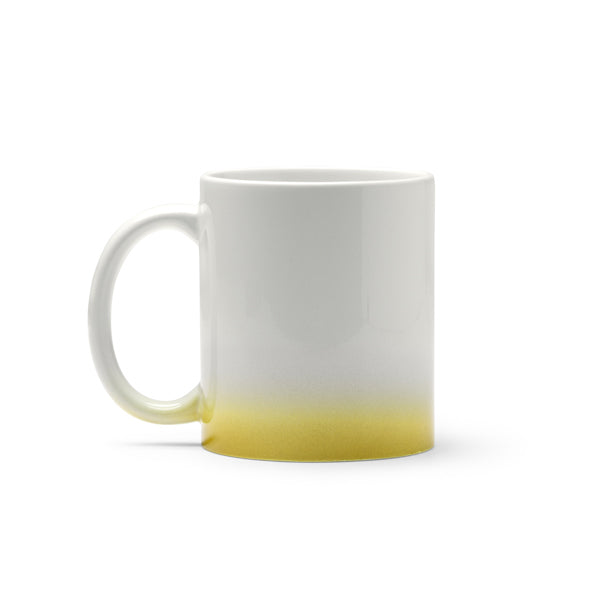 Taza NEVEX en color amarillo, personalización a medida en Crea41