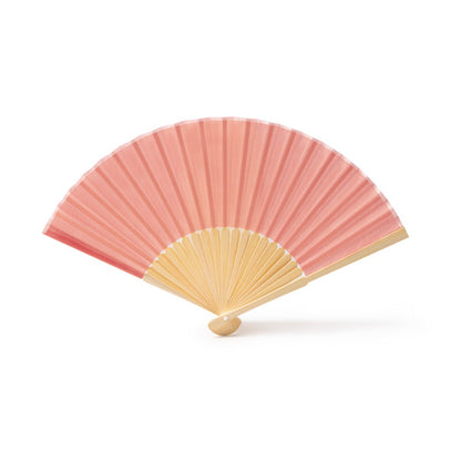 Abanicos LIDIA en color rosa claro — impresión personalizada de tu logo