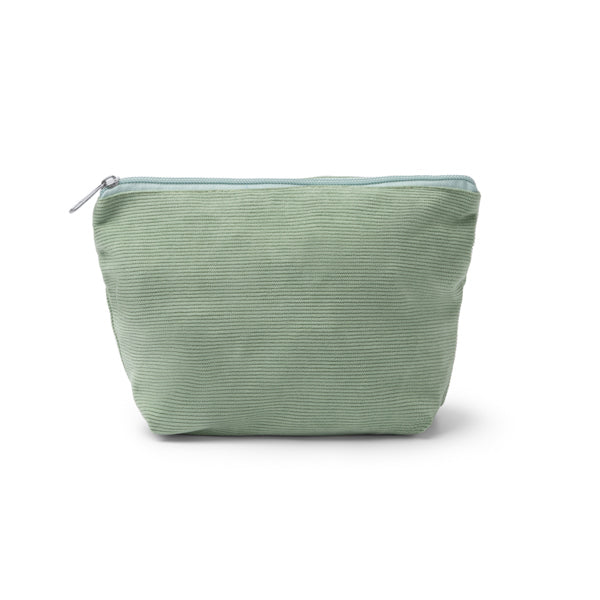Neceseres LOTER en color verde salvia — impresión personalizada de tu logo