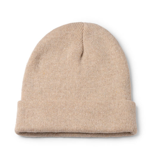 Gorros ROSMAL en color beige, personalización a medida en Gráficas Hugo
