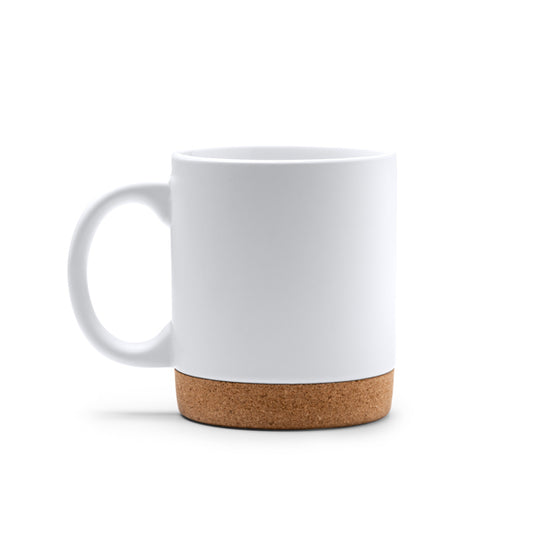 Taza NURIX en color blanco para personalizar con tu logo, nombre o foto