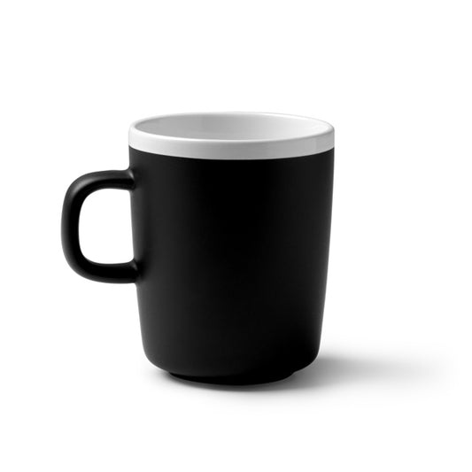 Taza CARTUX en color negro para personalizar con tu logo, nombre o foto