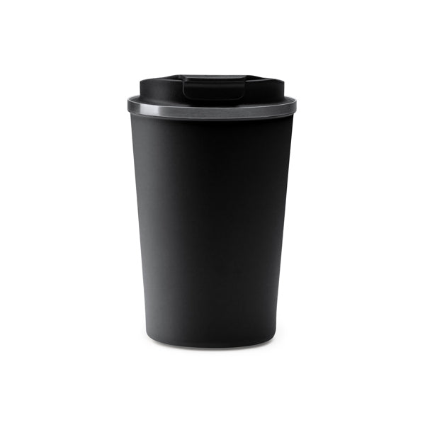 Vaso TOMAS en color negro para personalizar con tu logo, nombre o foto