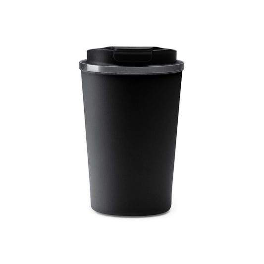 Vaso TOMAS en color negro para personalizar con tu logo, nombre o foto