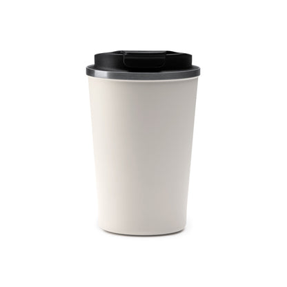 Vaso TOMAS en color blanco vintage — impresión personalizada de tu logo