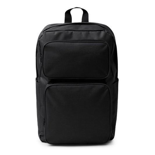Mochilas HOSTIK en color negro para personalizar con tu logo, nombre o foto