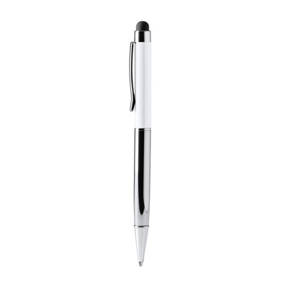 Bolígrafos BRAVOS en color blanco para personalizar con tu logo, nombre o foto