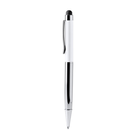 Bolígrafos BRAVOS en color blanco para personalizar con tu logo, nombre o foto