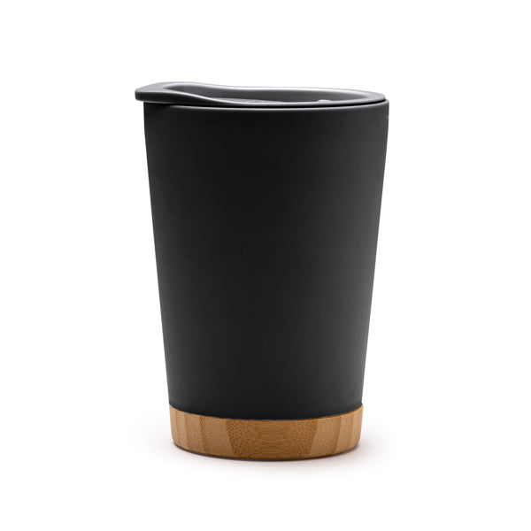 Vaso MIRIN en color negro para personalizar con tu logo, nombre o foto