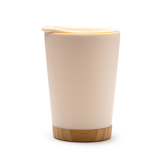Vaso MIRIN en color beige, personalización a medida en Gráficas Hugo