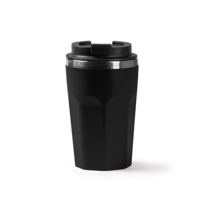 Vaso SALMER en color negro para personalizar con tu logo, nombre o foto