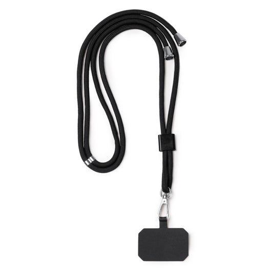 Lanyards SUKI en color negro para personalizar con tu logo, nombre o foto
