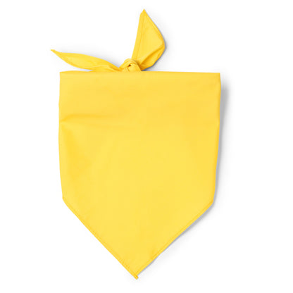 Pañuelos JARANA en color amarillo — estampación y bordado de tu diseño