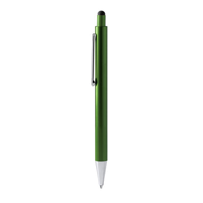 Bolígrafos GARET en color verde helecho — impresión personalizada de tu logo