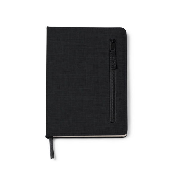 Libretas KINON en color negro para personalizar con tu logo, nombre o foto