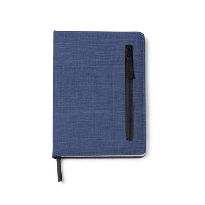 Libretas KINON en color denim vigore, personalización a medida en Gráficas Hugo