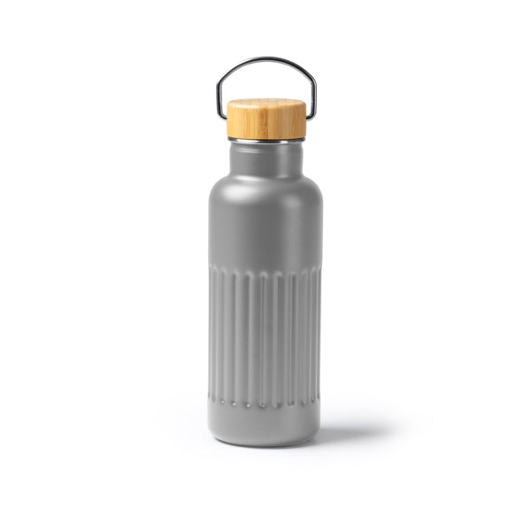 Bidón NOBUK en color gris para personalizar con tu logo, nombre o foto